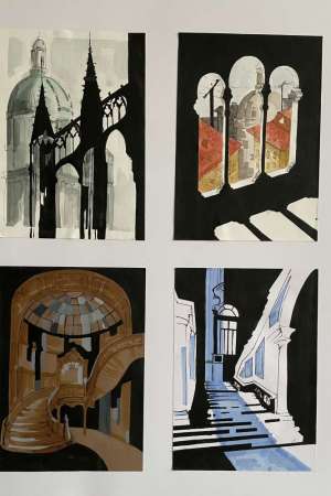 Спецтехніки у рисунку. 4 курс..