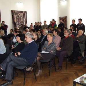 лекція ректора Варшавської академії мистецтв професора Адама Мияка