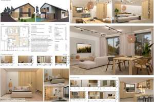 Швець Христина. Дизайн інтер’єру приватного будинку. Керівник: Маковецька Марта Ігорівна