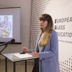 Лектор наукової конференції Катерина Гай