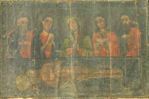 Яцків Ірина Василівна. Реставрація Плащаниці, автор невідомий.