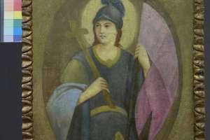 Сичева Емілія Юріївна. Реставрація творів: 1.Ікона «Архангел Михаїл», автор невідомий, ХІХ ст., 2. «Під покровом», автор невідомий, ХІХ ст.