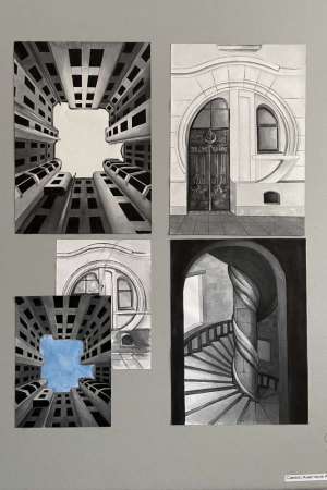 Спецтехніки у рисунку. 4 курс. Анастасія Саміло