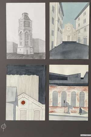 Спецтехніки у рисунку. 4 курс.Марія Марич